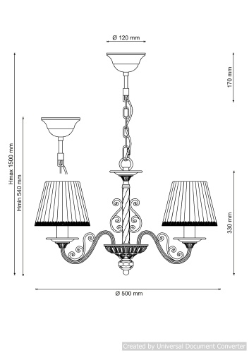 Подвесная люстра Oria 144.5 White фото 4