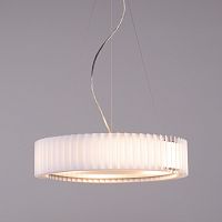 Подвесной светильник Woodled Rotor Chandelier white acrylic , M , на струнном подвесе R-04-M