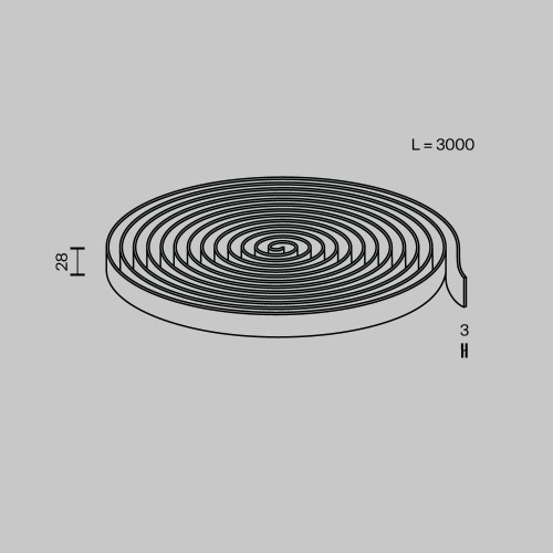 Токопроводящая текстильная лента Maytoni Conductive textile tape Parity TRX130-1.3LG фото 4