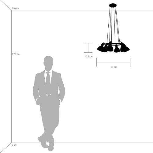 Люстра Lightstar ACROBATA 761164 фото 3