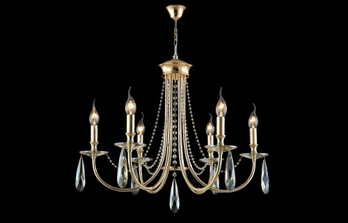 Люстра Crystal Lux VICTORIA SP6 GOLD/AMBER фото 5