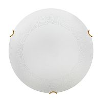 SONEX SNOK SN Светильник стекло/белое/золото LED 24Вт 4000K D300 IP20 AMMONITE 7602/BL