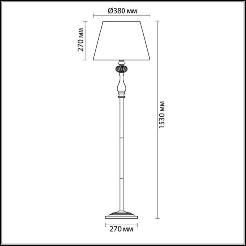 Торшер Odeon Light Gaellori 3393/1F фото 3