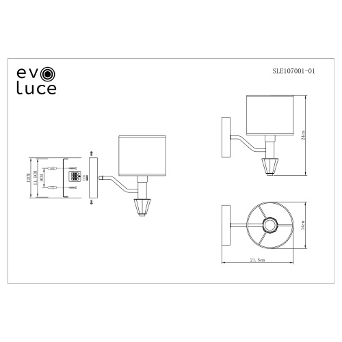 Бра EVOLUCE VILEDE SLE107001-01 фото 8