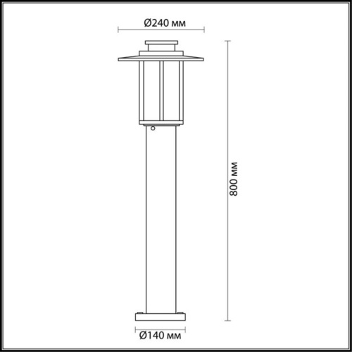 Уличный светильник Odeon Light Mito 4047/1F фото 3