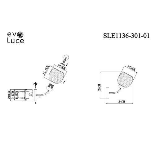 Бра Evoluce TRATTI SLE1136-301-01 фото 6