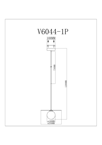 Светильник Moderli V6044-1P фото 4