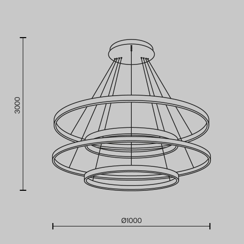 Подвесной светильник Maytoni Rim MOD058PL-L174BK фото 4