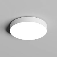 Накладной светильник Denkirs TAB 36 Вт, LED LED 3000K/4000K/6500K, IP 20, d212mm, белый, алюминий/акрил DK2851-WH