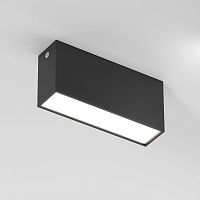 Светильник потолочный светодиодный Elektrostandard 10W 4000K черный Block 25109/LED