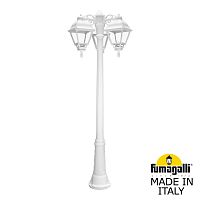 Садовый светильник - столб FUMAGALLI CEFA белый, прозрачный U23.156.S30.WXF1RDN