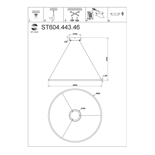 Подвесной светильник ST Luce ST604 OUT ST604.443.46 фото 4