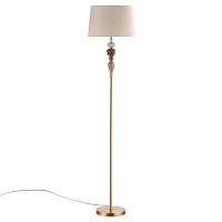 Торшер Odeon Light CLASSIC ODL24 305 HOMI античн.бронза/беж.абажур/металл/керамика E27 1*60W  5040/1F