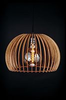 Подвесной деревянный светильник Woodshire Сфера 0535b/1