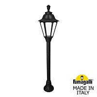 Светильник-столбик газонный FUMAGALLI RUT черный, прозрачный E26.151.000.AXF1R
