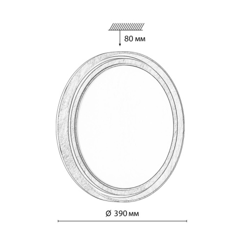 Настенно-потолочный светильник Sonex RUX WOOD 7640/DL фото 3