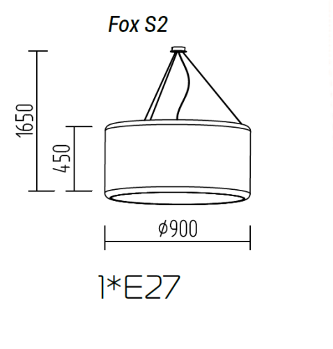 Подвесной светильник TopDecor Fox S2 фото 3