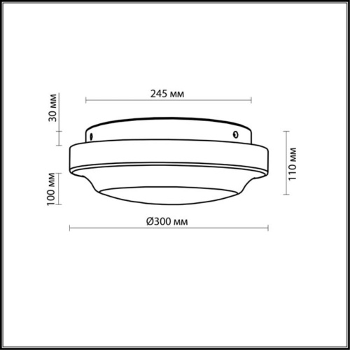 Настенно-потолочный светильник влагозащищённый Odeon Light Tavoy 2760/2C фото 3