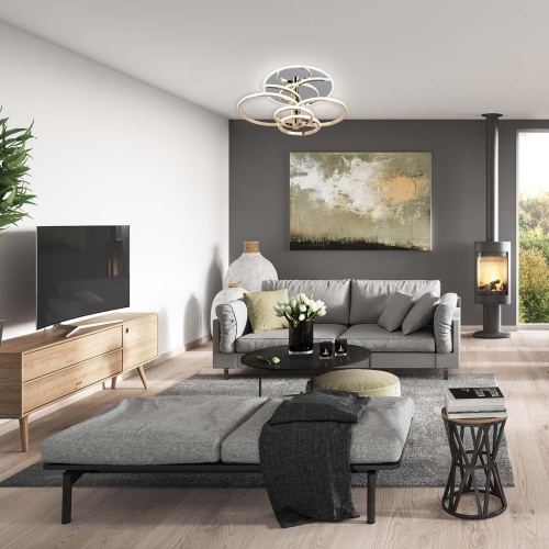 Потолочный светильник Escada Chrome CONTOUR 10213/4LED BL фото 4
