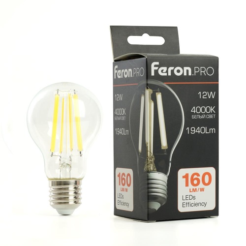 Лампа светодиодная Feron 12W E27 4000K 48896 фото 8