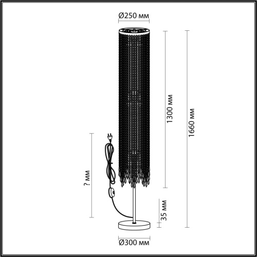 Торшер Odeon Light CHOKKA 5028/3F фото 3