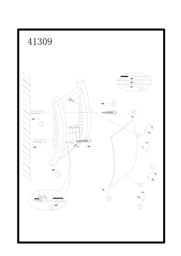 Светильник настенный Admiral 41309 фото 4