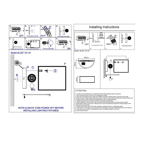 Бра Basic-3 SL357.101.01 фото 3