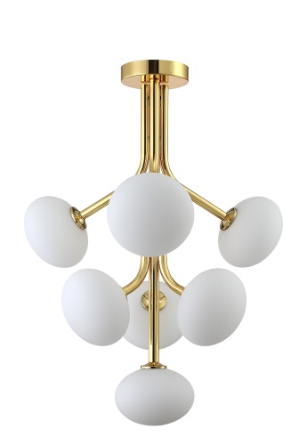 Люстра Crystal Lux ALICIA SP7 GOLD/WHITE фото 3