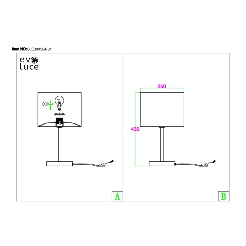 Прикроватная лампа Evoluce BRESCIA SLE300554-01 фото 5