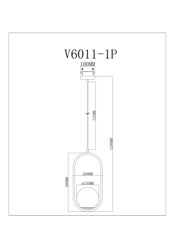 Светильник Moderli V6011-1P фото 4