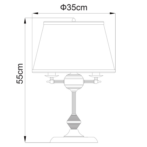 Светильник настольный Arte Lamp Alice A3579LT-3AB фото 6