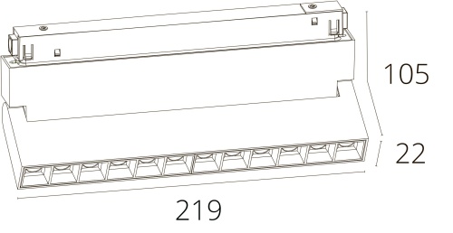 Магнитный трековый светильник Arte Lamp Linea A4638PL-1WH фото 14