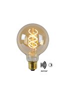 Лампочка светодиодная с датчиком движения Lucide LED BULB TWILIGHT SENSOR E27 4W 2200K  49032/04/62