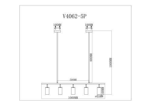 Светильник Moderli V4062-5P фото 4
