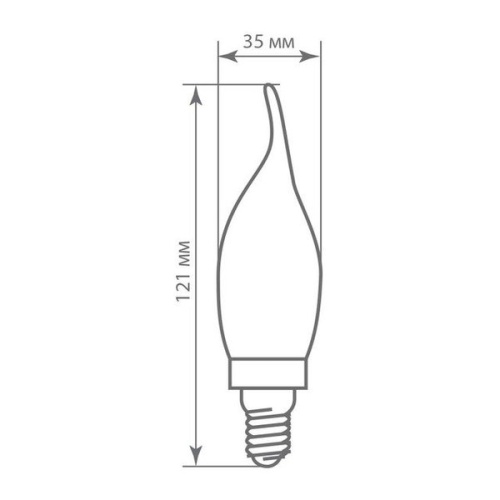 Лампа светодиодная Feron 7W E14 2700K матовая 25786 фото 3