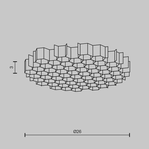 Комплектующие для светильника Technical HoneyComb-D26 фото 6