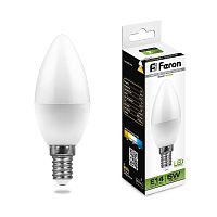 Лампа светодиодная Feron 8LED 4W 230V E14 4000K LB-72 25401