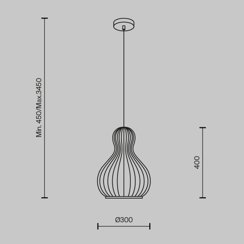 Подвесной светильник Maytoni Roots MOD192PL-01W1 фото 7