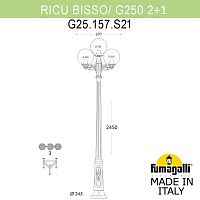 Садово-парковый фонарь Fumagalli GLOBE 250 G25.157.S21.AXF1R