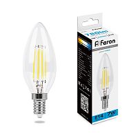 Лампа светодиодная Feron 7W 230V E14 6400K, LB-66 38227