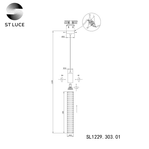 Подвес ST Luce Terni SL1229.303.01 фото 4