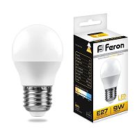 Лампа светодиодная Feron E27 9W 2700K 25804