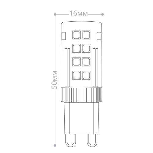 Лампа светодиодная Feron G9 5W 4000K 25770 фото 4