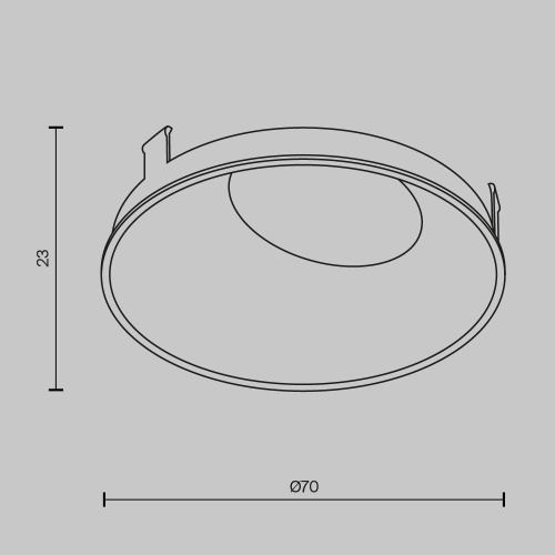 Комплектующие для светильника Technical Ring057-10-GF фото 6