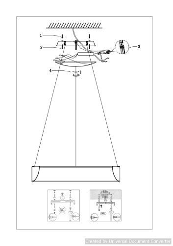 Подвесной светильник TALOWE LED 46400/42/31 фото 6