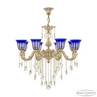 Люстра Bohemia Ivele Crystal Florence 71101/8/250 B GW P2 U Clear-Blue/H-1H