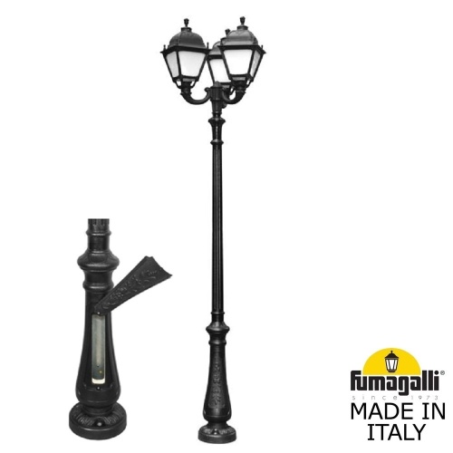 Парковый фонарь Fumagalli SIMON черный, бежевый U33.202.R30.AYH27 фото 5