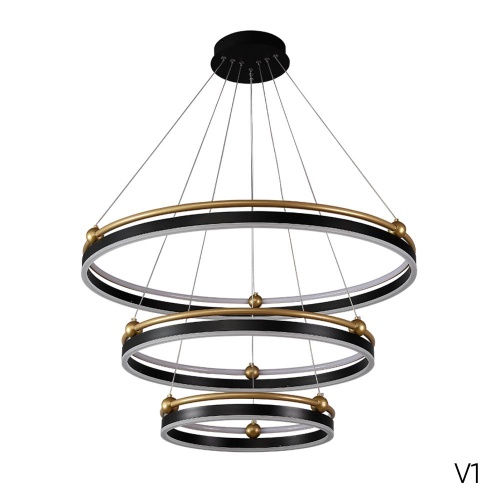 Люстра Crystal Lux FERNANDO SP158W LED BLACK/GOLD фото 3