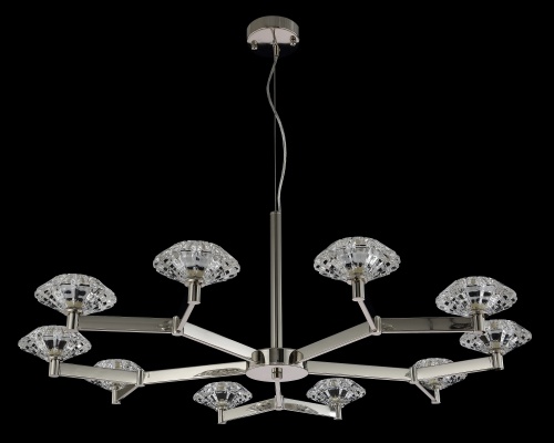 Люстра Crystal Lux REBECA SP10 NICKEL фото 3