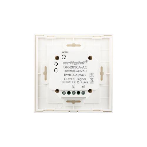 Панель Sens SR-2830A-RF-IN White (220V,DIM,4 зоны) (Arlight, IP20 Пластик, 3 года) фото 3